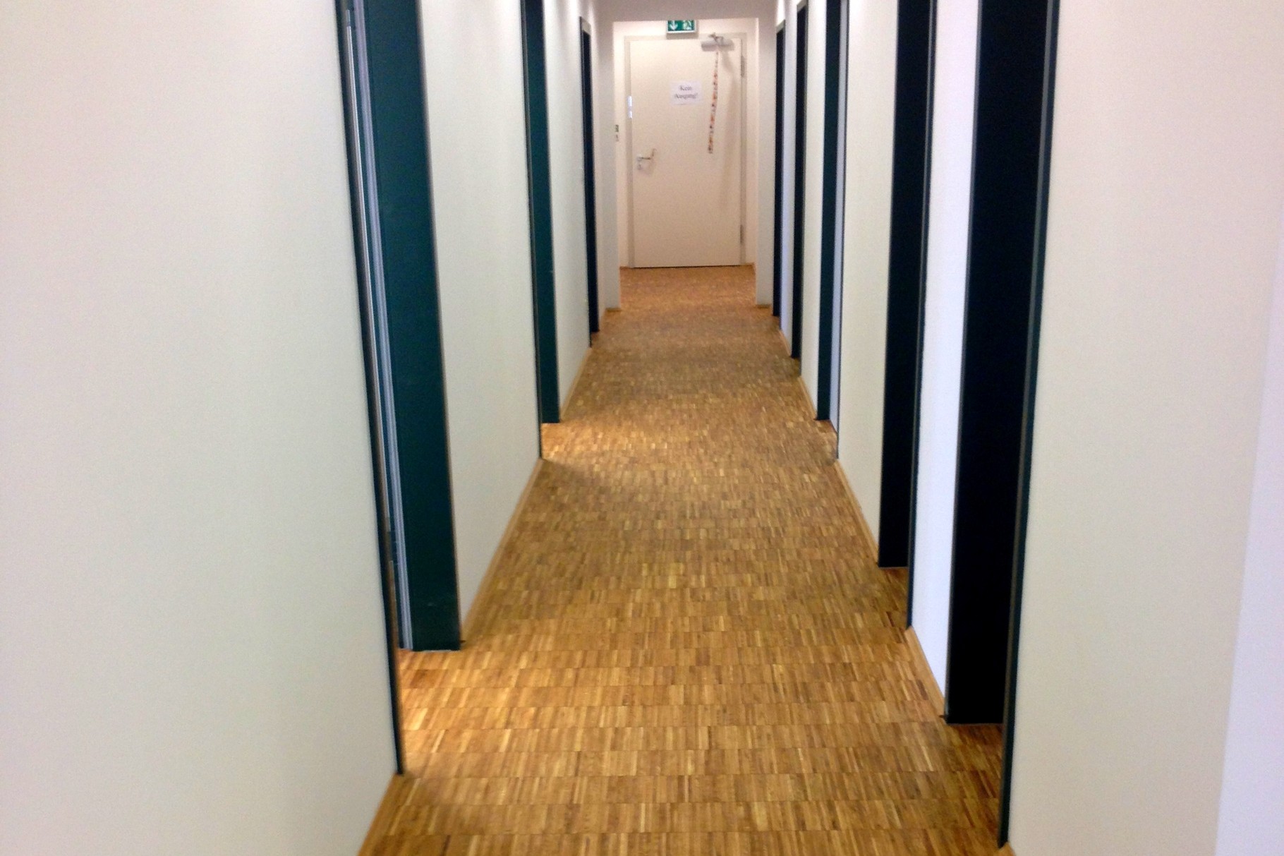 Industrieparkett im Flur